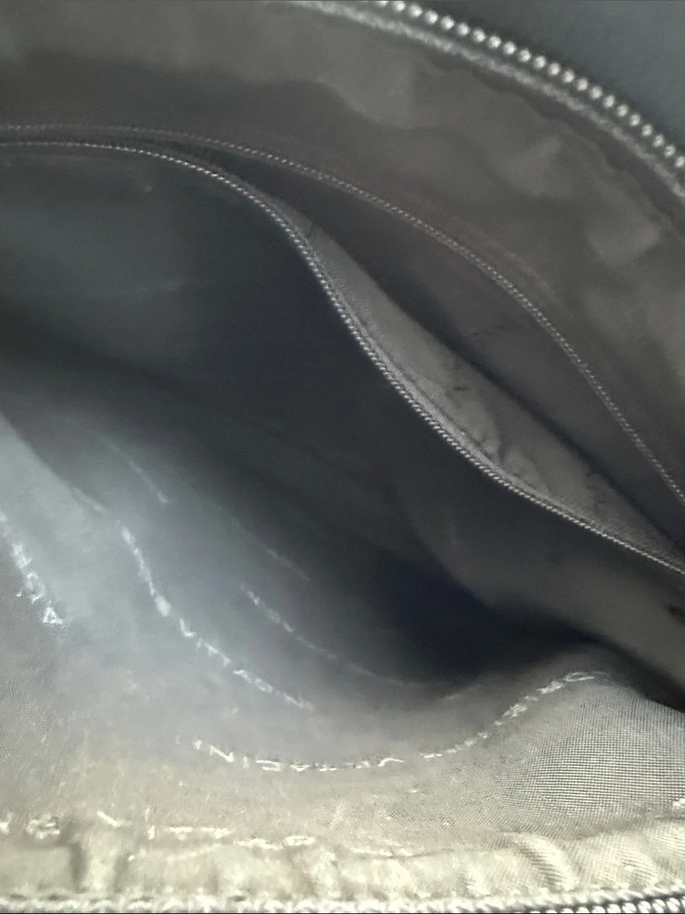 Adrienne Vittadini Black Leather Shoulder Bag
